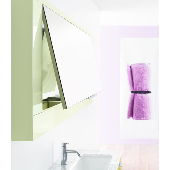 Armoire de toilette avec miroir intérieur éclairé | Narciso