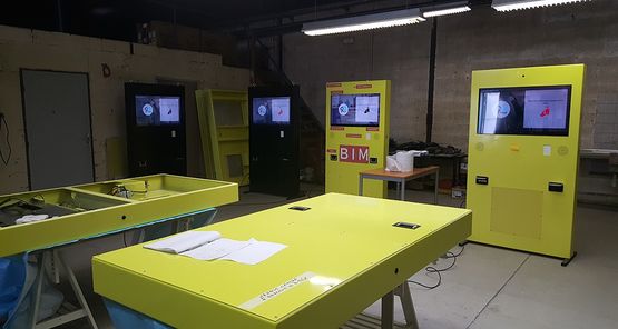  Armoire numérique de chantier à écran tactile | Arpète - BATINOVTECH