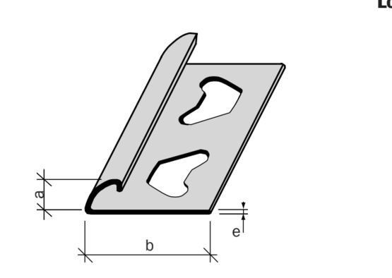  Arrêt de carrelage ou de résine 1/4 de rond aluminium, inox ou PVC - Profilés de finition