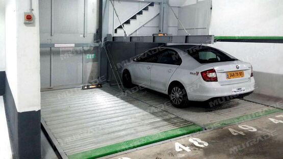 Ascenseur de parking pour voitures à fosse | Hydro-Parc 7220 - produit présenté par CARPARK SYSTEM