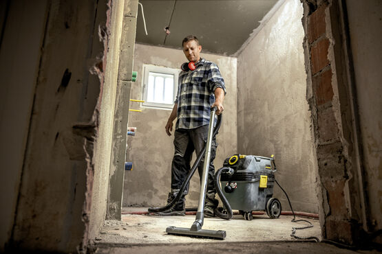 Aspirateur eau et poussières avec manchon de connexion | NT 30/1 Ap Te M - produit présenté par KARCHER SA