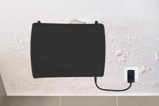  Assèchement des murs avec l&#039;appareil IPE ATE LC15 – Lutte contre l&#039;humidité par inversion de polarité - HELP HUMIDITE