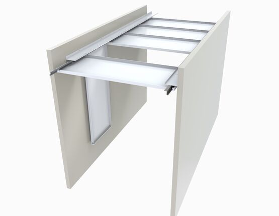 Bac métallique EC3 - Ouvrant et basculant 1 côté - produit présenté par ECHAME