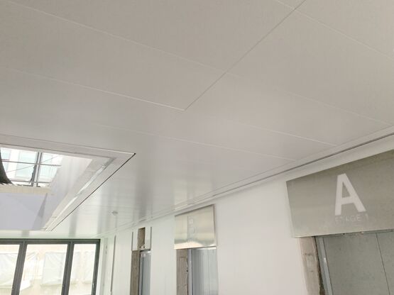 Bacs autoportants à bords droits sur ossature cachée | EC4 H