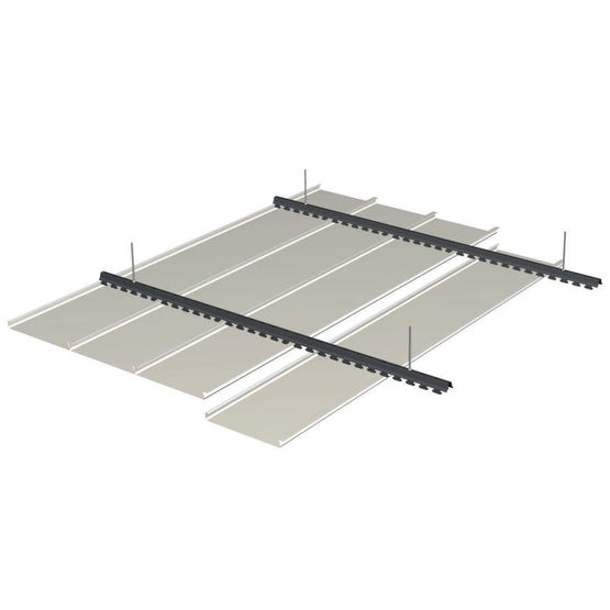 Bacs en aluminium ou acier pour habillage de surfaces verticales ou horizontales Modulbac F_Plafométal