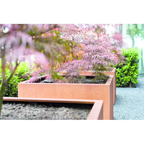 Bacs et jardinières en acier Corten | Jardinières Acier Corten