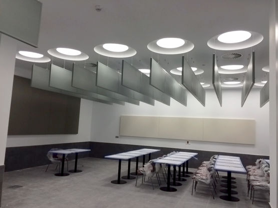  Baffle acoustique à suspendre au plafond | ACUSTIBAF-N40 - Autres isolants en plaque ou rouleau