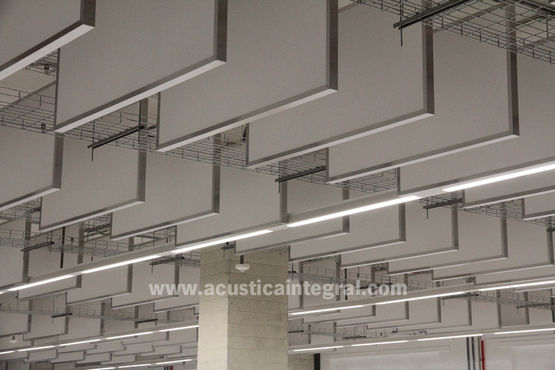 Baffle acoustique à suspendre au plafond | ACUSTIBAF-N40 - produit présenté par ACUSTICA INTEGRAL