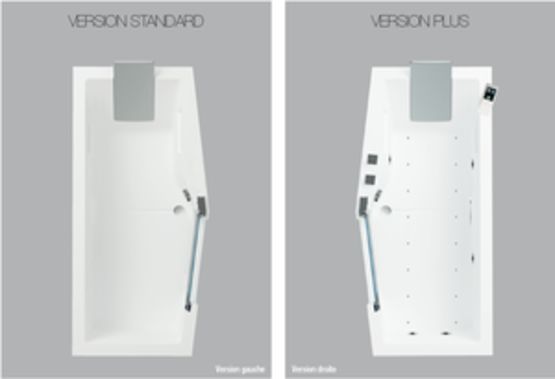  Baignoire à porte pour personnes à mobilité réduite | Baignoire Iris Version Standard  - Baignoires avec porte d'entrée
