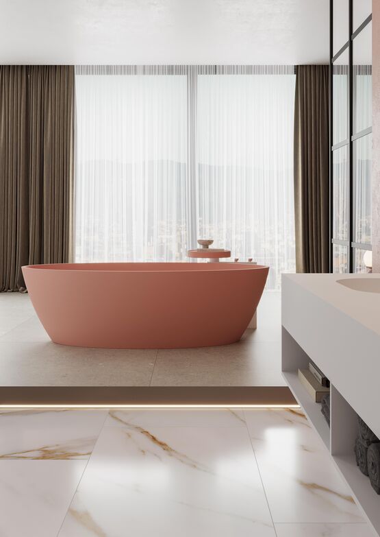  Baignoire en îlot de forme ovale | SPACE + TOTEM KUIPER - HIDROBOX - ABSARA INDUSTRIAL
