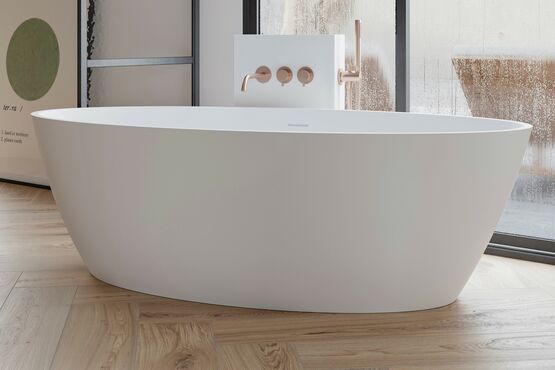 Baignoire en îlot de forme ovale | SPACE + TOTEM KUIPER - produit présenté par HIDROBOX - ABSARA INDUSTRIAL
