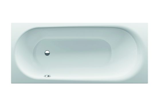 Baignoire encastrable au trop-plein latéral en acier titane vitrifié | BetteComodo Latéral - Baignoire rectangulaire