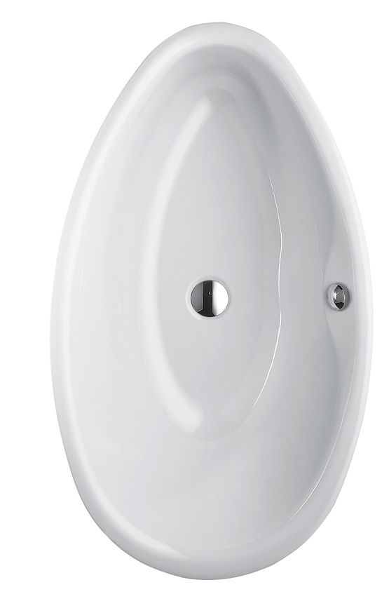  Baignoire encastrée ovale acier titane vitrifié | BettePool Oval - Baignoire ronde ou ovale