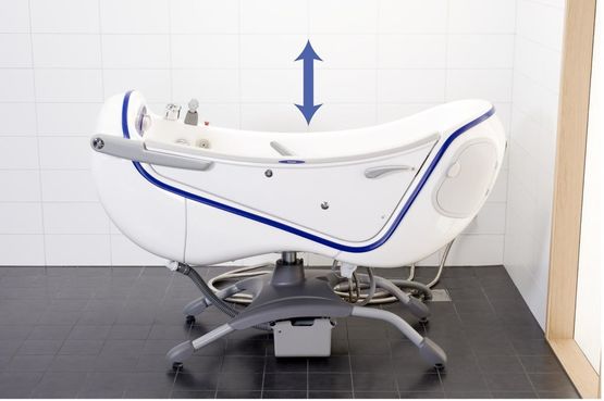  Baignoire ergonomique à hauteur variable | Parker - Baignoires avec porte d'entrée