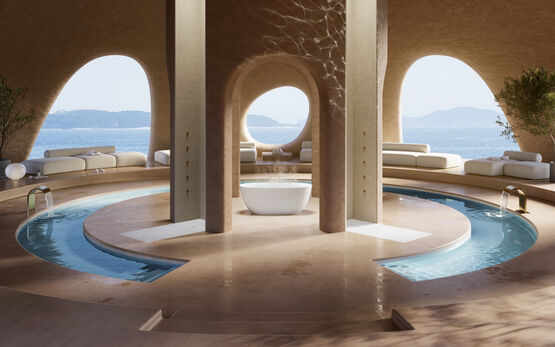  Baignoire îlot | NEVIS - Baignoire en îlot