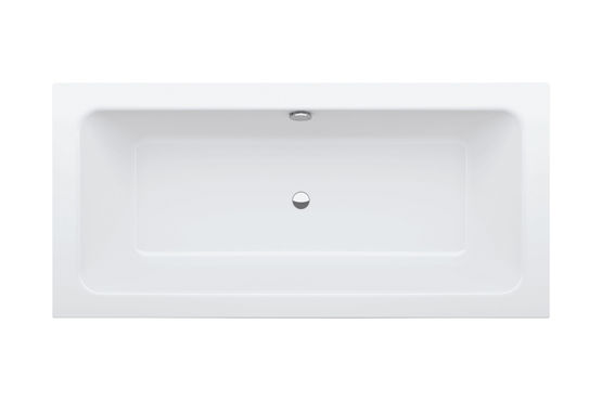 Baignoire rectangulaire semi-encastrée acier titane vitrifié 2 dimensions | BetteOne Highline - produit présenté par BETTE