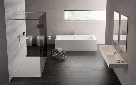  Baignoires élégantes pour l’agencement de salles de bains | HIMACS - Panneaux muraux salle de bains