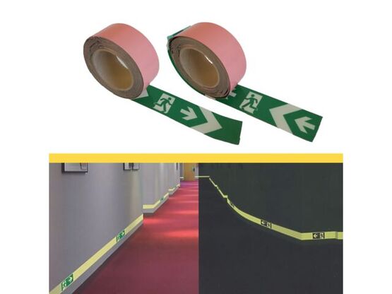 BALISAGE PHOTOLUMINESCENT DE SECURITE INTERIEUR 10m | WATTELEZ 