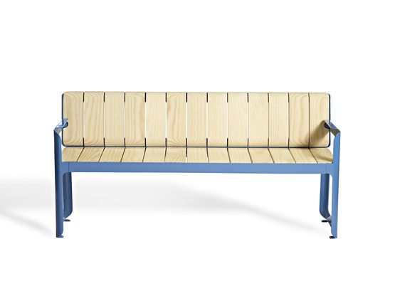  Banc AIR 1640 mm en acier galvanisé peint | Vestre Réf. 3217.900 - PRO URBA