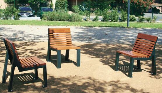 Banc, banquette et Fauteuil bois et acier | Nuance - produit présenté par UNIVERS & CITÉ