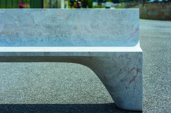  Banc en pierre naturelle ǀ HARMONIE - Banc public