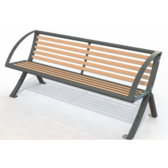  Banc extérieur acier Albus | 1-01-3-010 - Banc public