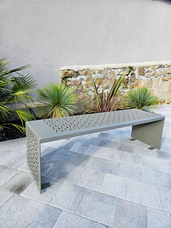 Banc méridienne en acier | Wellington