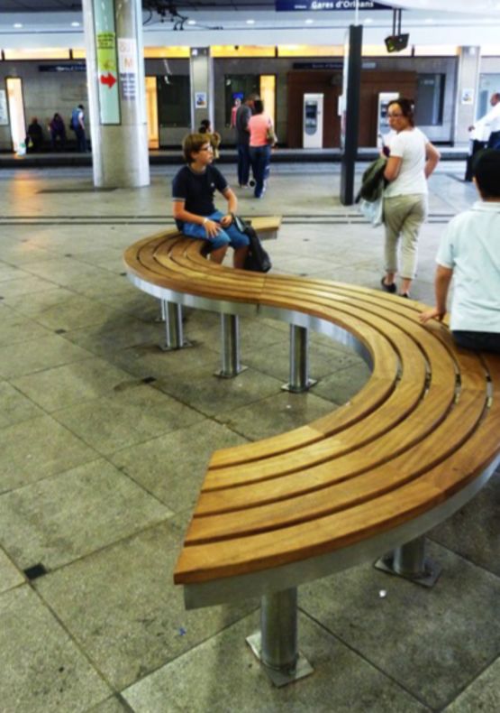 Banc public design courbe sans dossier | Tree seat - produit présenté par NORCOR