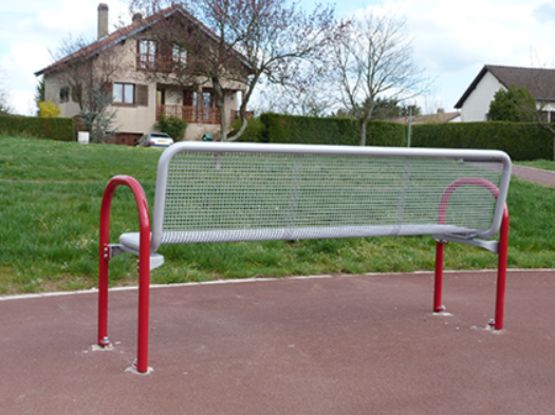Banc public tout-métal antivandalisme| SIEST - produit présenté par NORCOR