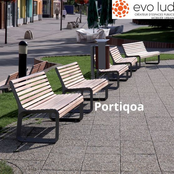  Bancs classiques pour espaces publics | EVO LUD  - EVO LUD