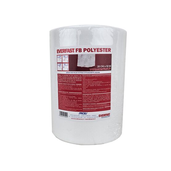 Bande d'armature en fibres polyester non tissé pour système d'étanchéité liquide | EVERFAST FB POLYESTER - EVERFAST