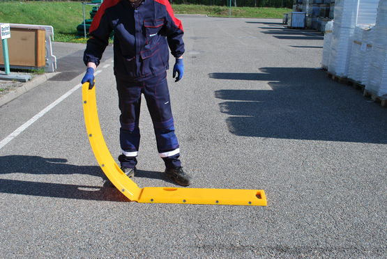 Bande prévention chantier pliable avec réflecteurs pour ralentissement | BANDE DE PREVENTION CHANTIER - Panneaux et autres signalisations routières