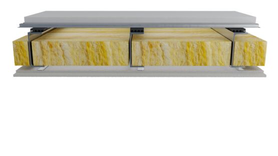 Bandes résilientes en caoutchouc granulé pour plancher LEWIS | CDM Stravitec Strip-W15a &amp; Strip-F5a - produit présenté par REPPEL BV 