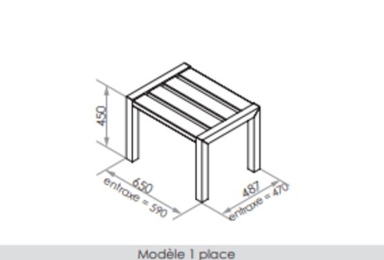  Banquette urbaine | Banquette Artimon en acier inoxydable et bois - SEMCO