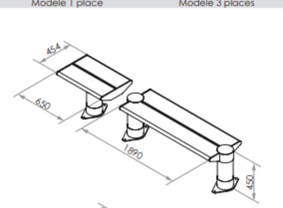  Banquette urbaine | Banquette Bios en bois et acier pour aménagements extérieurs - SEMCO