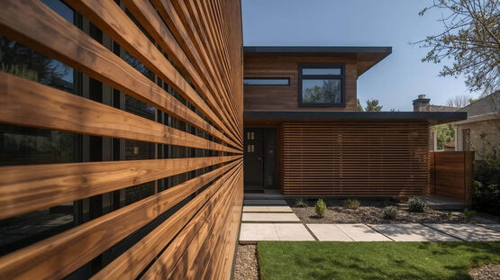   Bardage bois massif pour façade ventilée | Arbréane®  - SCB