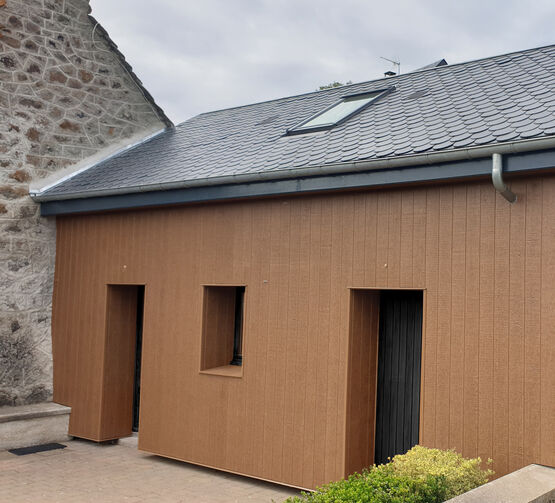 Bardage de façade en fibres de bois | CanExel - produit présenté par SCB