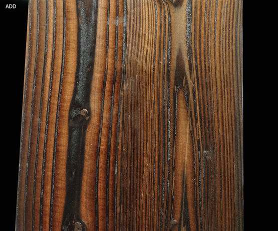  Bardage extérieur ou intérieur en bois brulé type flammé Douglas ou Meleze - Bardage en bois massif