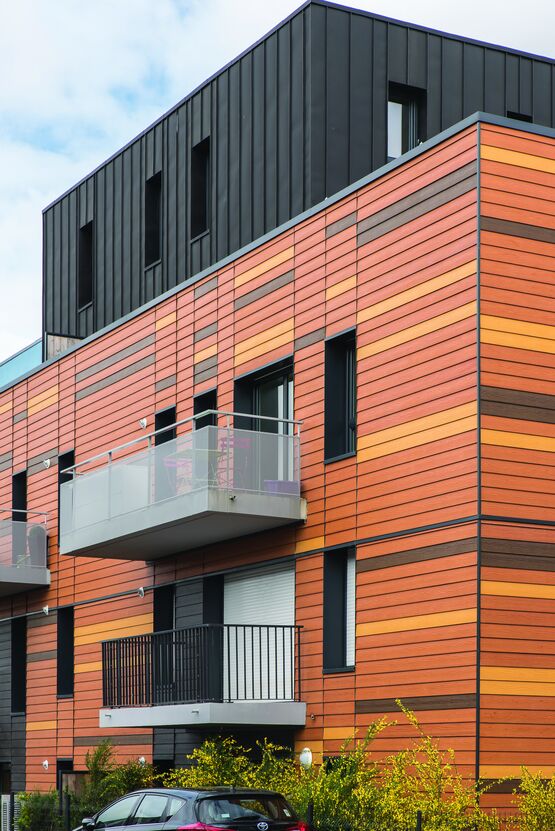 Bardage fibres-ciment multicouche haute résistance en pose à recouvrement ou clippée |Cedral CLick/ Cedral Lap