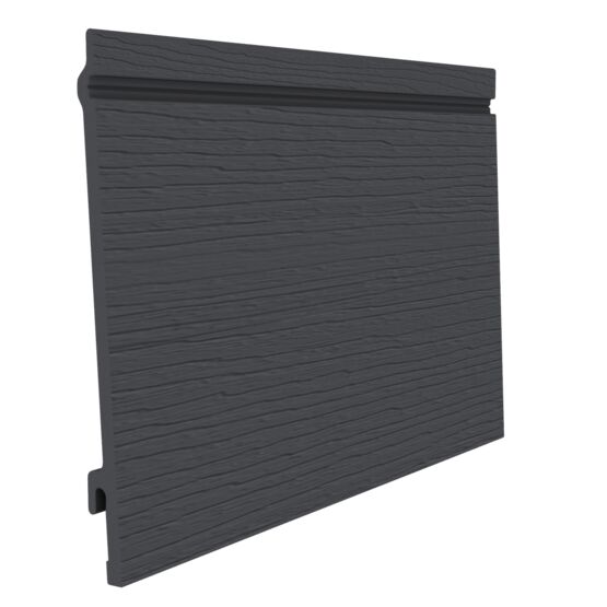 Bardage PVC Cellulaire  DURASID® NATURAL Clin Simple 167 mm Fin Veinage Silver