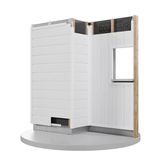  Bardage PVC ISOCEL Veiné Bois - MEP