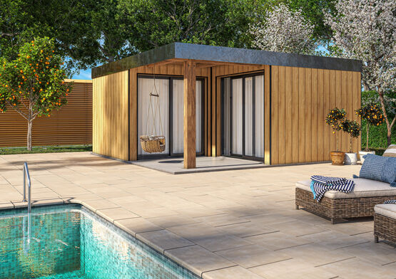  Bardage PVC Solid Plus P 2730 faux claire-voie - DECEUNINCK