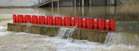Barrage modulable anti-inondation  Orisques Floodstop - Orisques