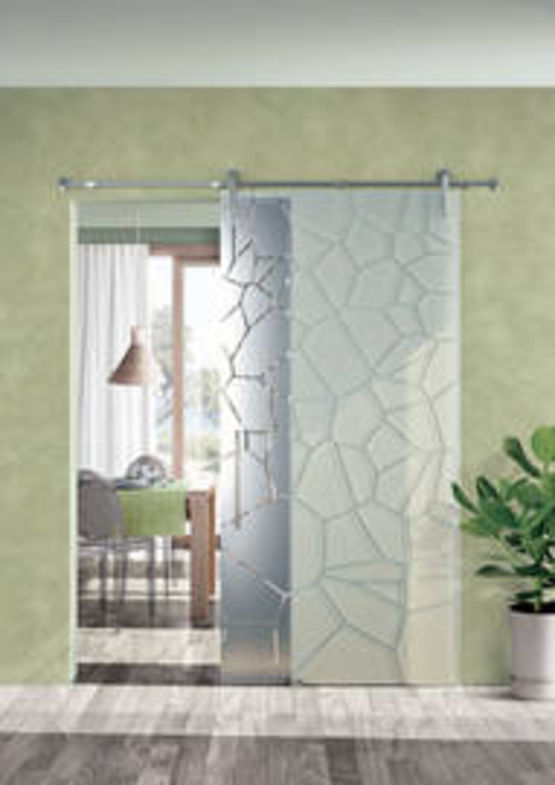  Barre à fixation murale pour portes coulissantes - SCRIGNO 