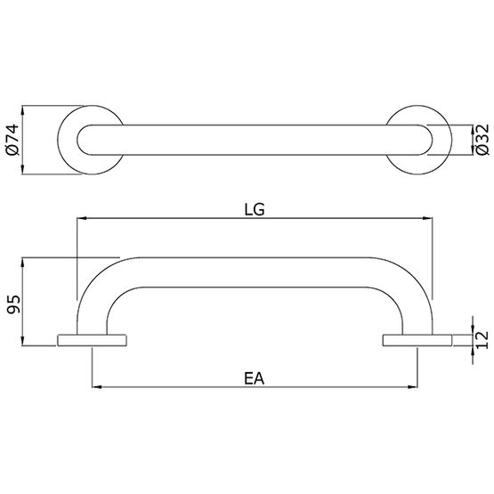 Barre d&#039;appui | DM8823 - produit présenté par DESIGN-MAT