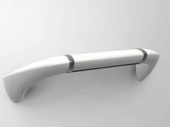  Barre de maintien droite horizontale blanche (L. 300mm) | PREMIUM - KING D'EAU