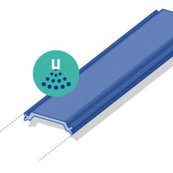 Barrette d&#039;isolation thermique pour menuiseries aluminium | Polyamide sablée