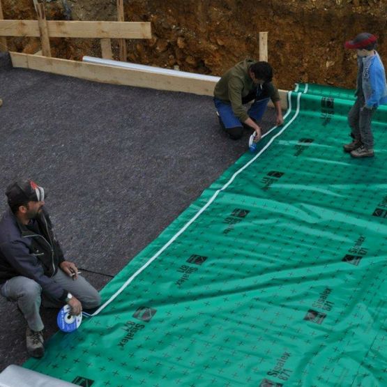  Barrière à gaz contre le Radon - Écran antibruit, anti-inondation, barrière de protection