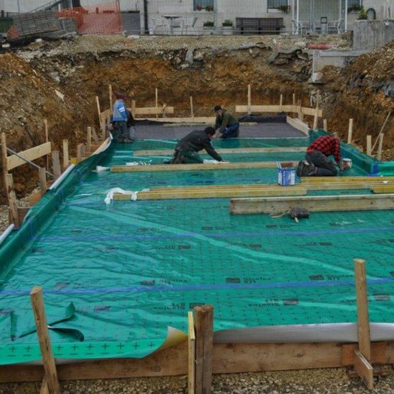 Barrière à gaz contre le Radon - produit présenté par AMPACK