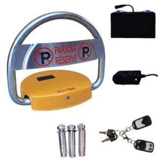 Barrière de parking à télécommande et batterie à rechargement solaire | BDPT460S - EQUIPEMENTECH